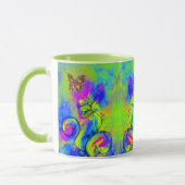 花お洒落蝶 マグカップ (左)