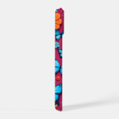 花お洒落蝶 iPhone 15ケース (右側面)