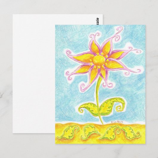 花お洒落 ポストカード (正面/裏面)