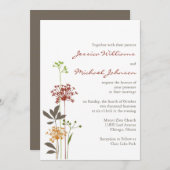 花お洒落 招待状 (正面/裏面)