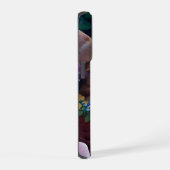 花かごの中の愛らしい子猫たち iPhoneケース (右側面)
