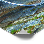 花かご付き自転車,コペンハーゲン,デンマーク ポスター (角)