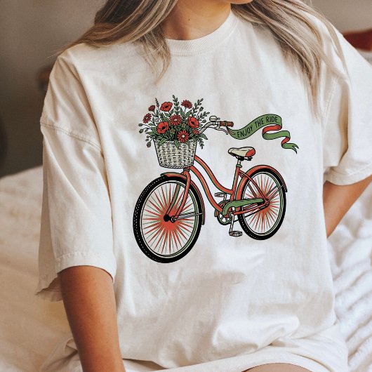 花かご付き自転車 トライブレンドTシャツ