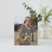 花かご入りの少女 ポストカード (スタンド正面)