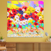 花かご キャンバスプリント (インサイチュ (リビング))