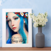 花かわいらしで魅了された少女 | Fairy Tale ポスター