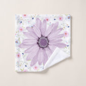 花かわいらしで バスタオルセット (ウォッシュタオル)