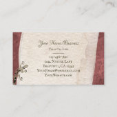 花かわいらしとゲッコ南西部のサボテン 名刺 (裏面)