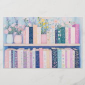 花かわいらしと本 便箋 (正面)