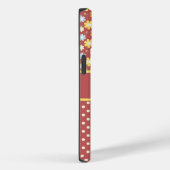 花かわいらしと水玉模様の電話ケース Case-Mate iPhoneケース (裏面 / 右)