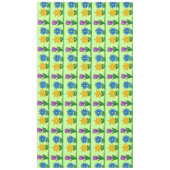 花かわいらしのパターン（の模様が）あるテーブルクロス テーブルクロス (正面)