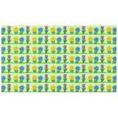 花かわいらしのパターン（の模様が）あるテーブルクロス テーブルクロス (正面(横))