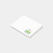 「花かわいらしの植物」付箋を貼る ポストイット (アングル)