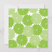 花かわいらしの花模様 招待状 (裏面)