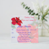 花かわいらしの誕生会 招待状 (スタンド正面)