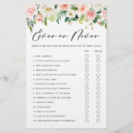 花かわいらしは一度もシャワーを浴びたことがない