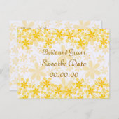 花かわいらしは日付はがきを保存 案内ポストカード (正面/裏面)