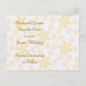 花かわいらしは日付はがきを保存 案内ポストカード (裏面)