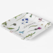 花かわいらしシスルトンフライデザイン ペーパープレート (傾斜あり)