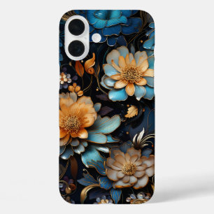 花かわいらしデザイン iPhone 16 PLUSケース