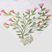 花かわいらしハートデザインティッシュペーパー 薄葉紙 (詳細)