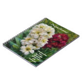 花かわいらしフローラアートバイブル聖句祈りの言葉 ノートブック (左側)