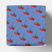 花かわいらしフローラ赤い青いケシ フェイバーボックス (上部)