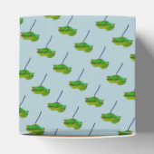 花かわいらしフローラ青い緑のケシ フェイバーボックス (上部)