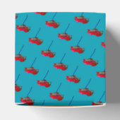 花かわいらしフローラ青い赤いケシ フェイバーボックス (上部)