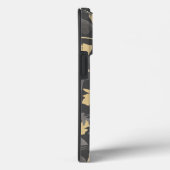 花かわいらしモノグラムの柄 Case-Mate iPhoneケース (裏面 / 右)