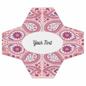 花かわいらし付きピンクの抽象芸術涙滴形状 サッカーボール (フラット)