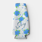 花かわいらし咲きガラスボトルスリーブ ボトルクーラー (正面)