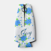 花かわいらし咲きガラスボトルスリーブ ボトルクーラー (裏面)