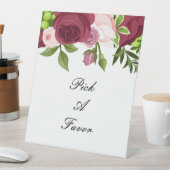 花かわいらし咲きブライダルシャワー 台座サイン (インサイチュ)