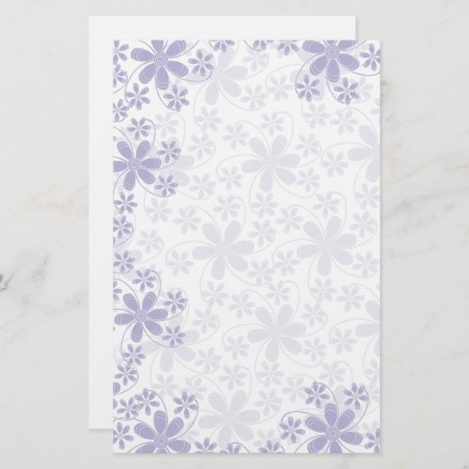 花かわいらし文具 – フローラ 便箋 (正面/裏面)