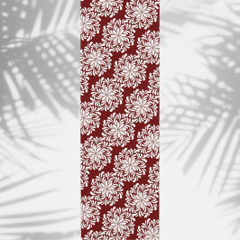 花かわいらし曼荼羅模様マルーン ヨガマット