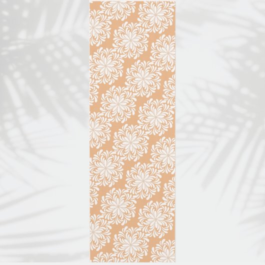 花かわいらし曼荼羅模様桃 ヨガマット