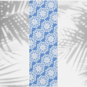 花かわいらし曼荼羅模様（青） ヨガマット