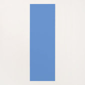 花かわいらし曼荼羅模様(青) ヨガマット (裏面)