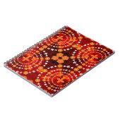 花かわいらし柄かわいい庭 ノートブック (左側)