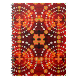 花かわいらし柄かわいい庭 ノートブック