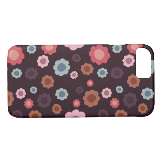 花かわいらし柄ケースメイトiPhoneケース Case-Mate iPhoneケース (裏面(横))