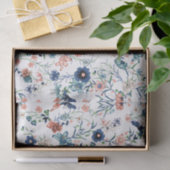 花かわいらし柄ティッシュペーパー 薄葉紙 (ギフト)