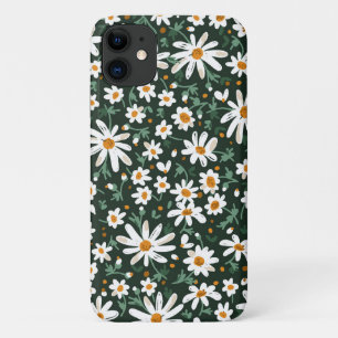 花かわいらし柄デイジー野花 iPhone 11 ケース