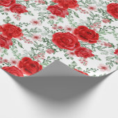 花かわいらし柄包装紙 ラッピングペーパー (角)