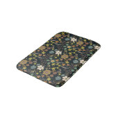 花かわいらし柄 バスマット (アングル)