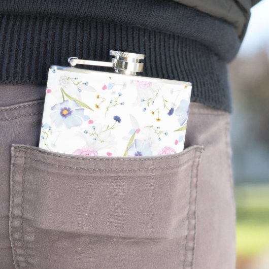 花かわいらし柄 フラスク (インサイチュ)