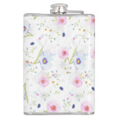 花かわいらし柄 フラスク (裏面)
