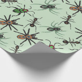 花かわいらし柄 ラッピングペーパー (角)