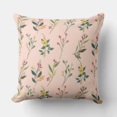 花かわいらし模様屋外装飾用クッション クッション (正面)